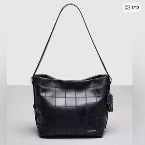 NWT Coachtopia Black Leather Hobo Bag